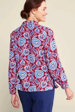 Soft Surroundings Addison Gauze Big Shirt