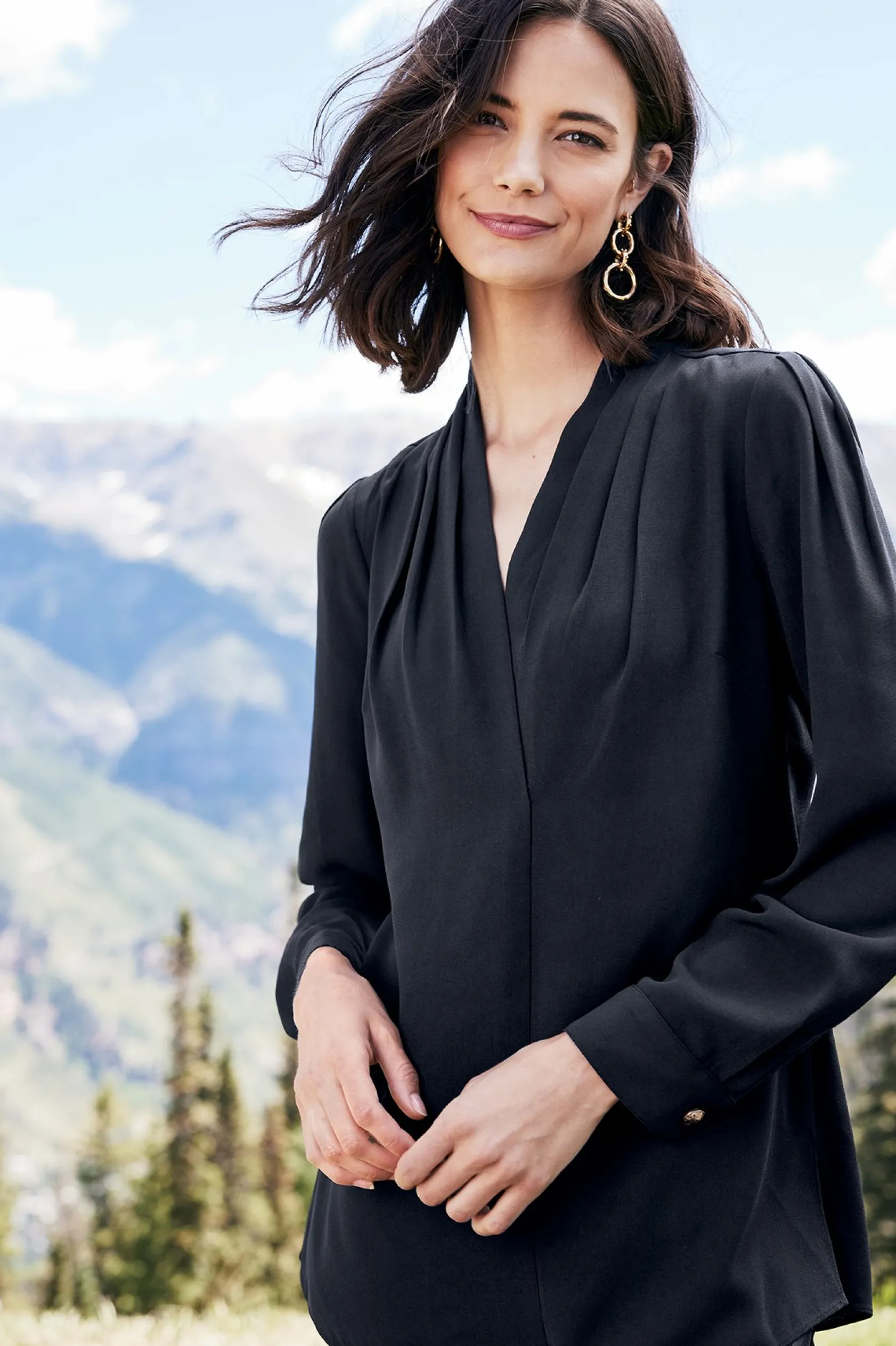 Soft Surroundings Akira Blouse