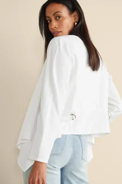 Soft Surroundings Alicante Linen Blend Topper