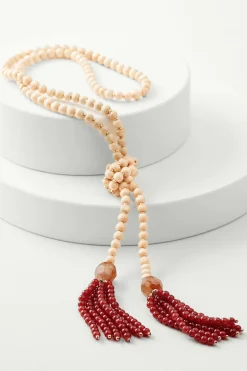 Soft Surroundings Amina Tassel Lariat Necklace