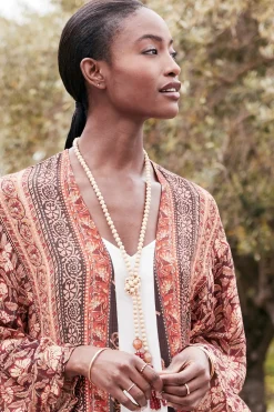 Soft Surroundings Amina Tassel Lariat Necklace