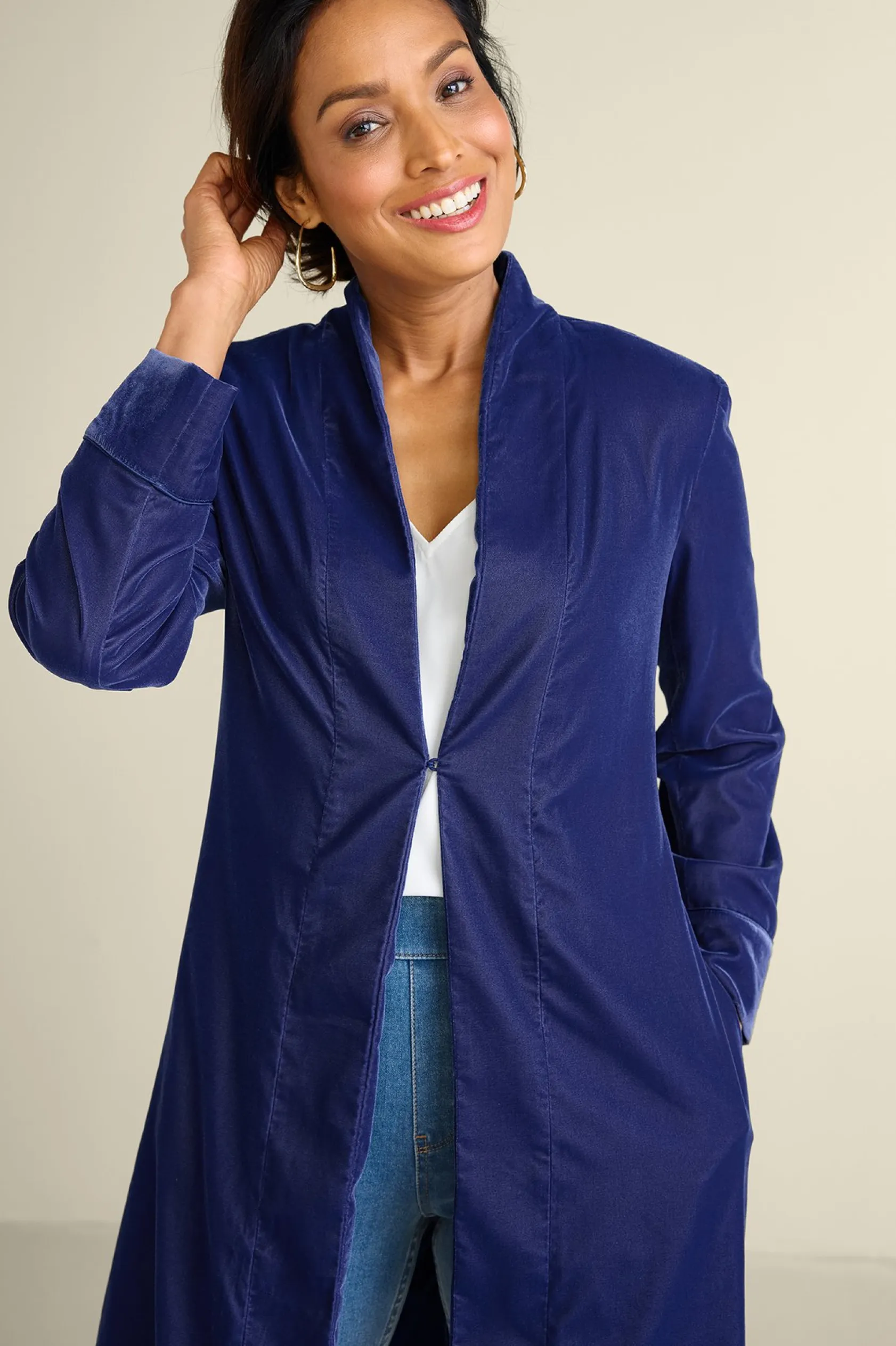 Soft Surroundings Aria Velvet Jacket