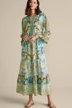 Soft Surroundings Baroque Maxi Dress