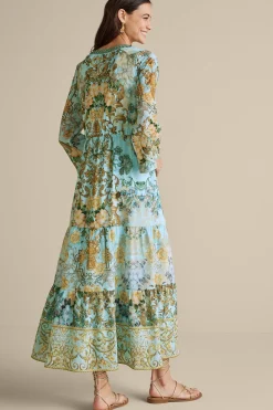 Soft Surroundings Baroque Maxi Dress