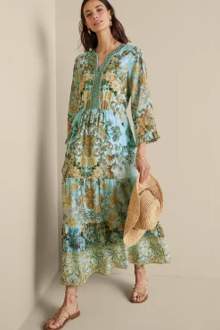Soft Surroundings Baroque Maxi Dress