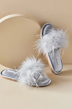 Soft Surroundings Branche Kiki Feather Slipper
