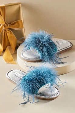 Soft Surroundings Branche Kiki Feather Slipper