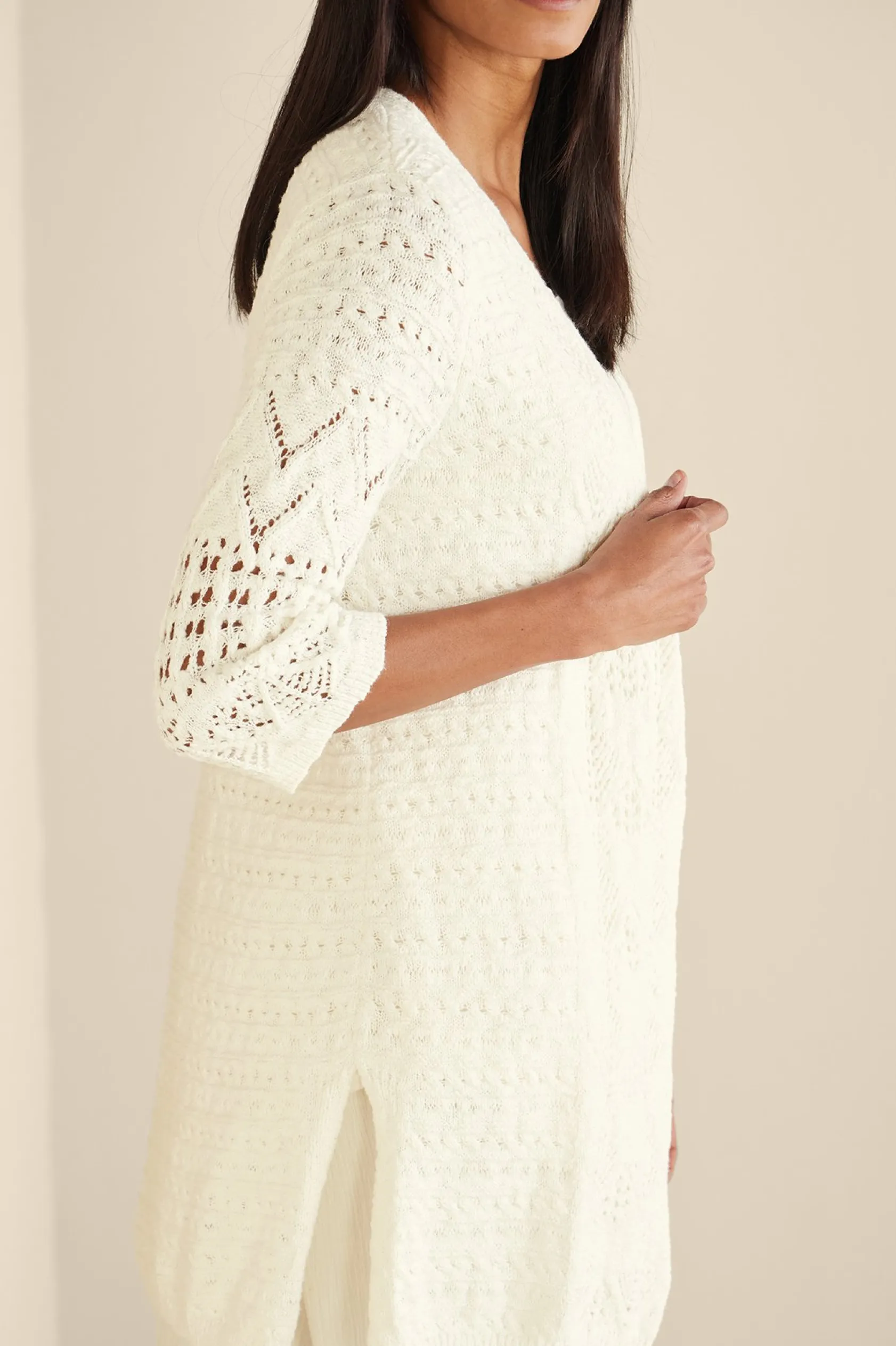 Soft Surroundings Calistoga Pointelle Cardigan