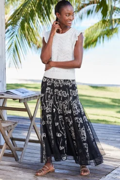 Soft Surroundings Celina Flutter Sleeve Sweater