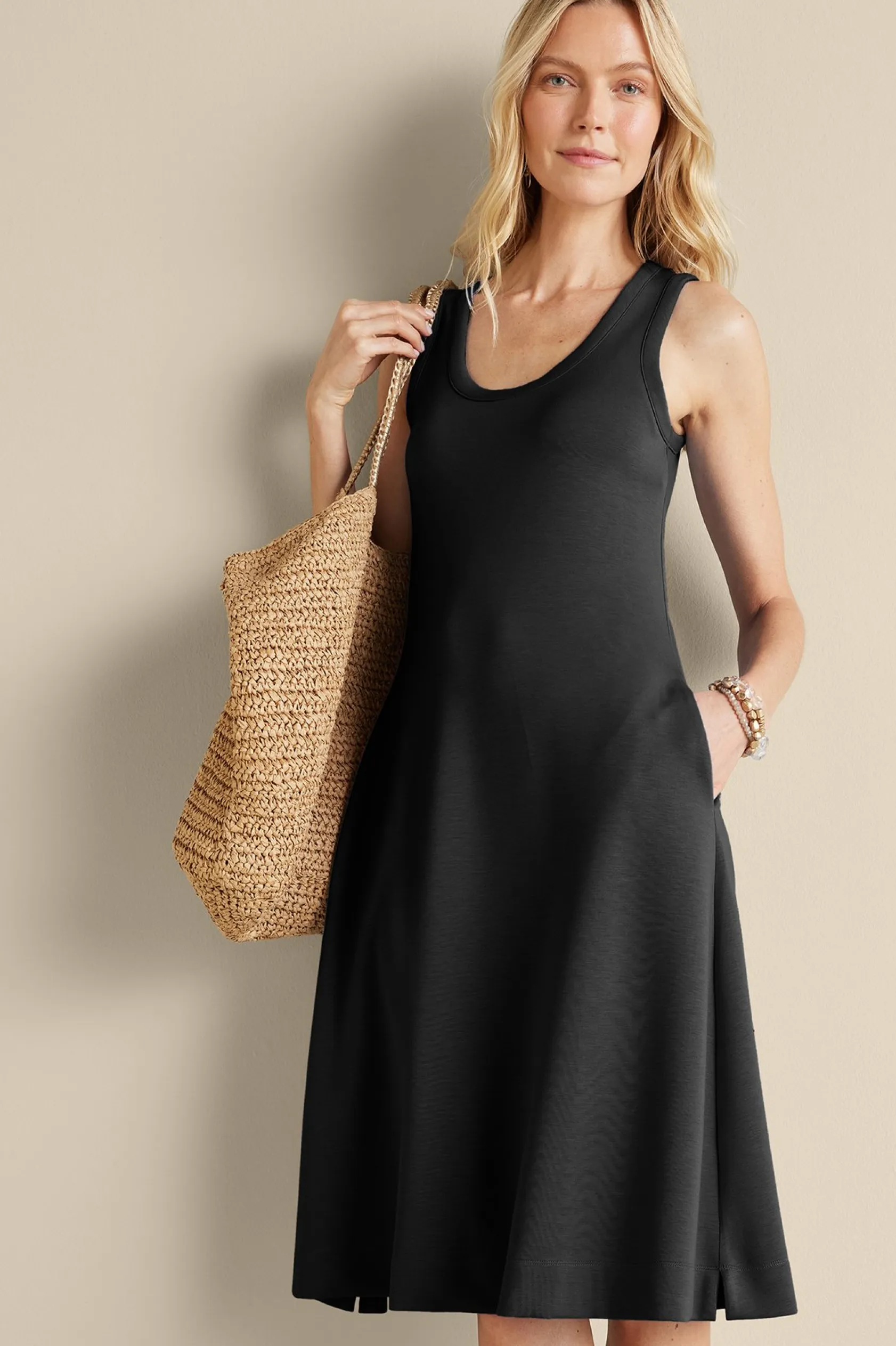Soft Surroundings Ceri Knit Midi Dress