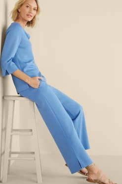 Soft Surroundings Ceri Knit Wide-Leg Pants