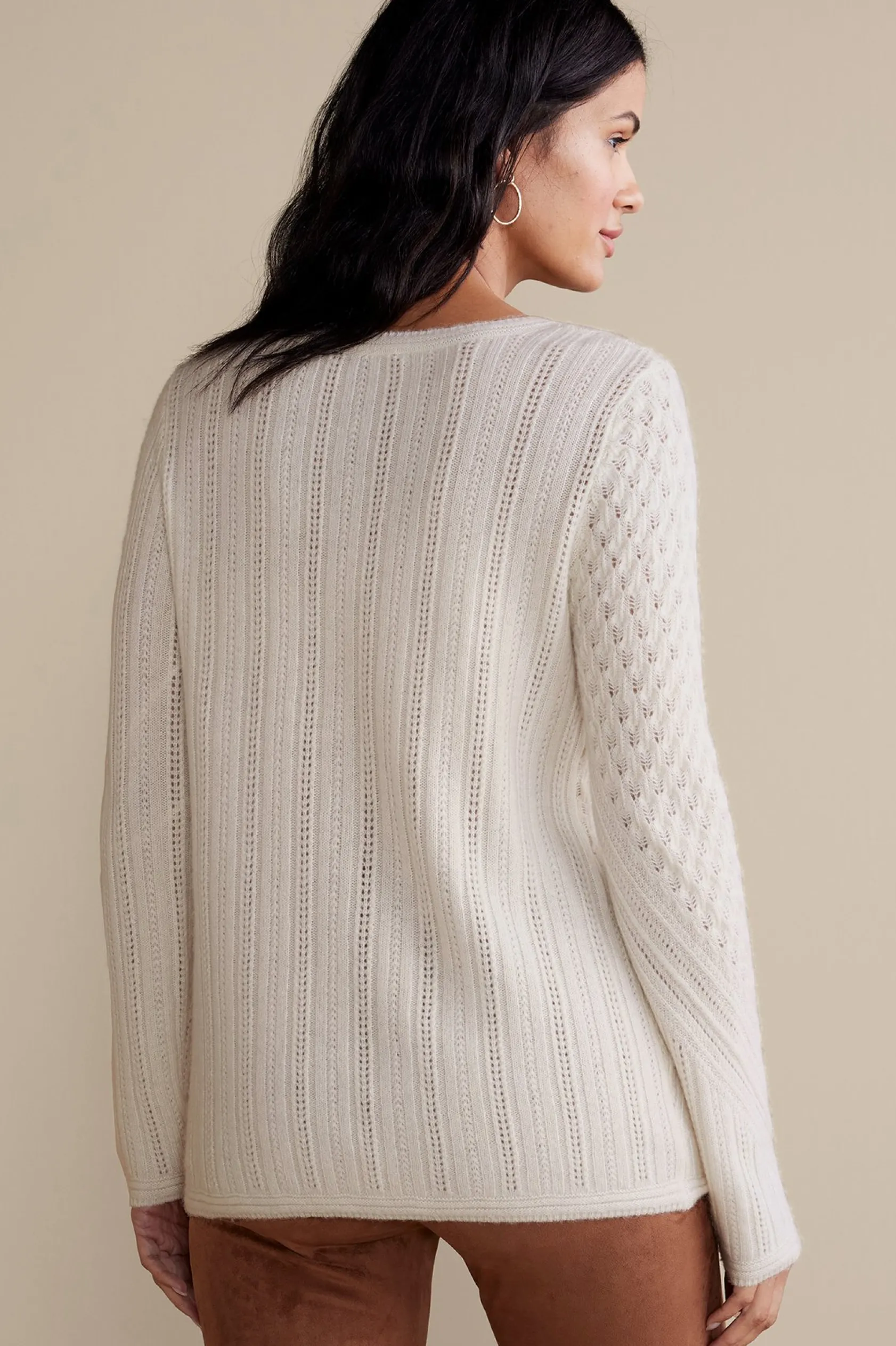 Soft Surroundings Charlette Cashmere Sweater
