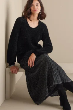 Soft Surroundings Ciara Sparkle Sweater