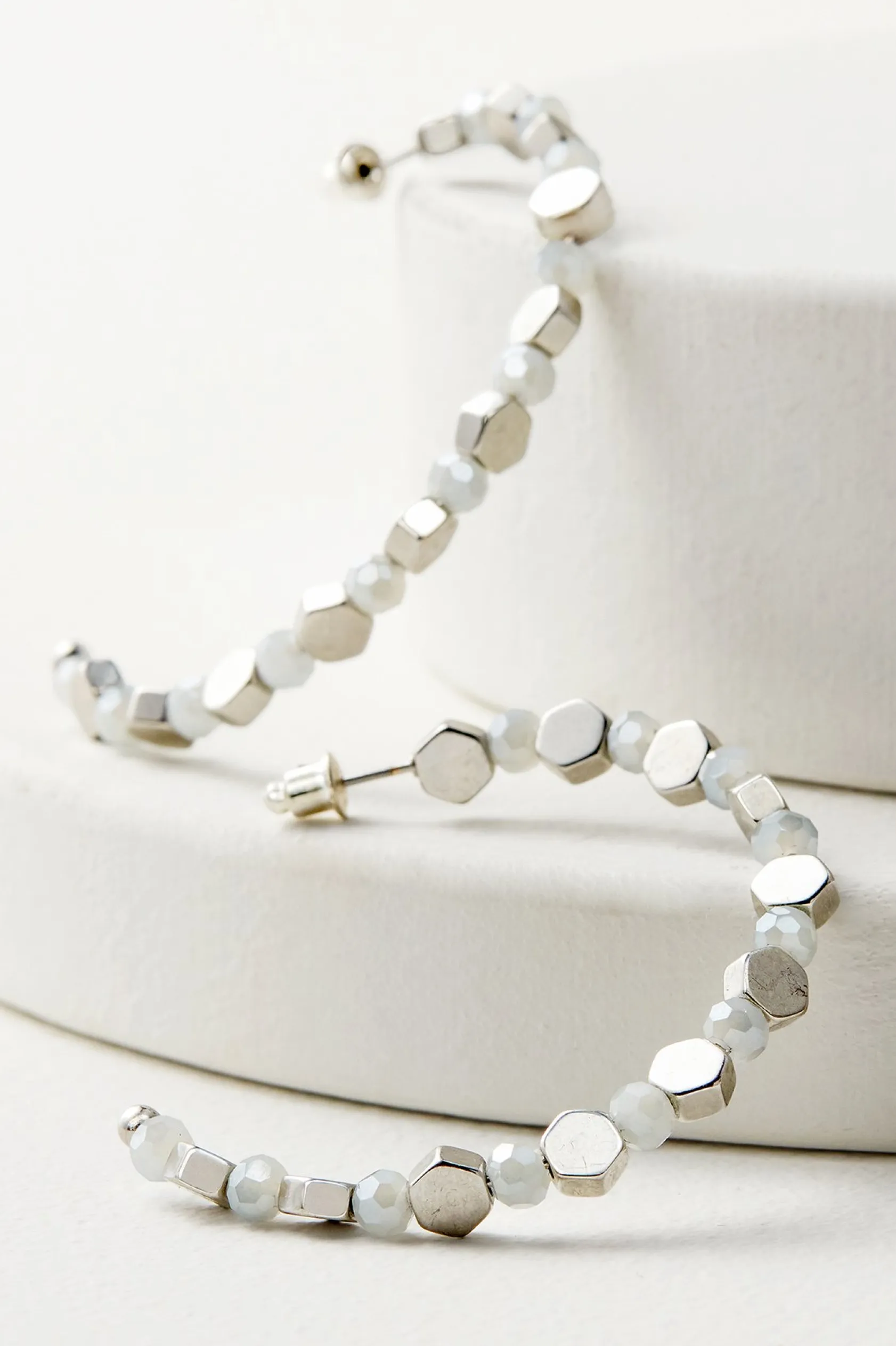 Soft Surroundings Elsa Bead Hoop Earring