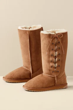 Soft Surroundings Emu Australia Platinum Hi Lace Boot