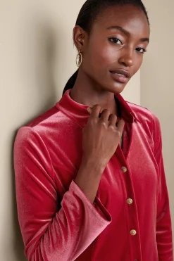 Soft Surroundings Enchanted Velvet Shirt