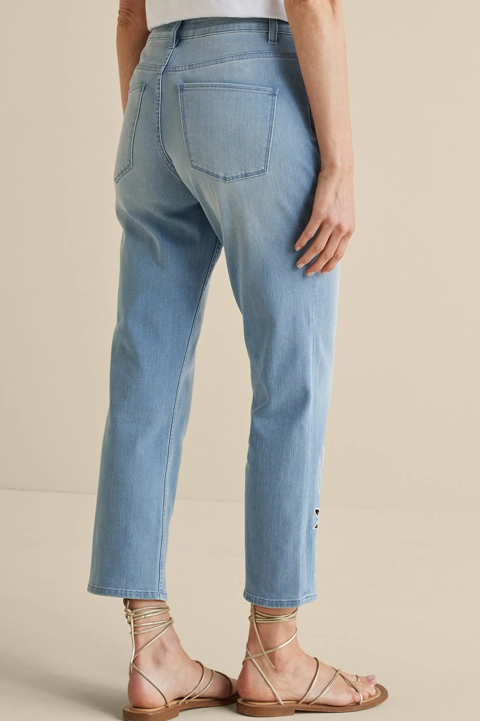 Soft Surroundings Gail Cropped Jeans