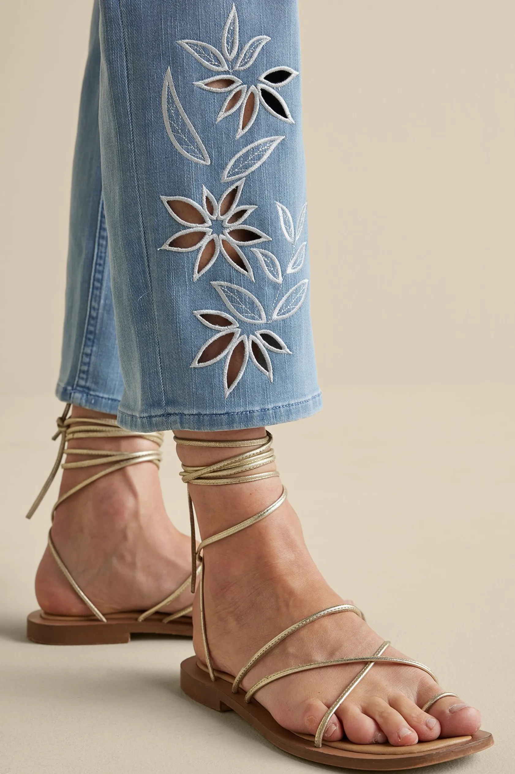 Soft Surroundings Gail Cropped Jeans