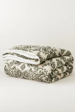 Soft Surroundings Haley Linen Printed Comforter
