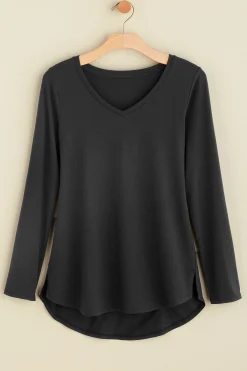 Soft Surroundings Isabel Pima Long Sleeve Tee