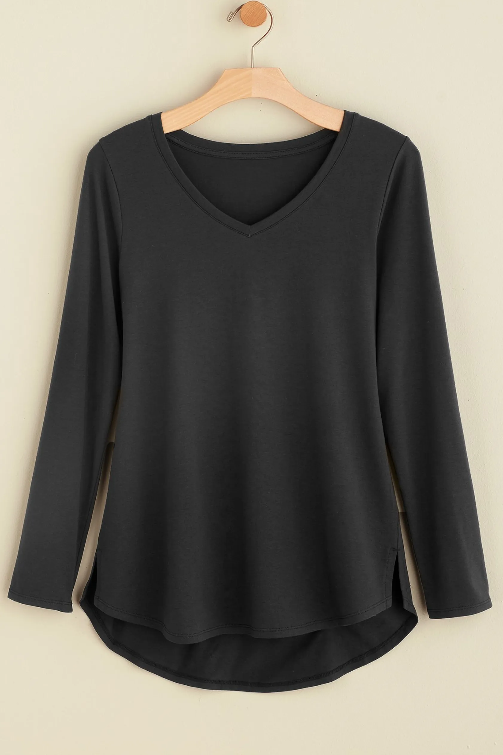 Soft Surroundings Isabel Pima Long Sleeve Tee