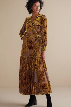 Soft Surroundings Jamila Velvet Dress