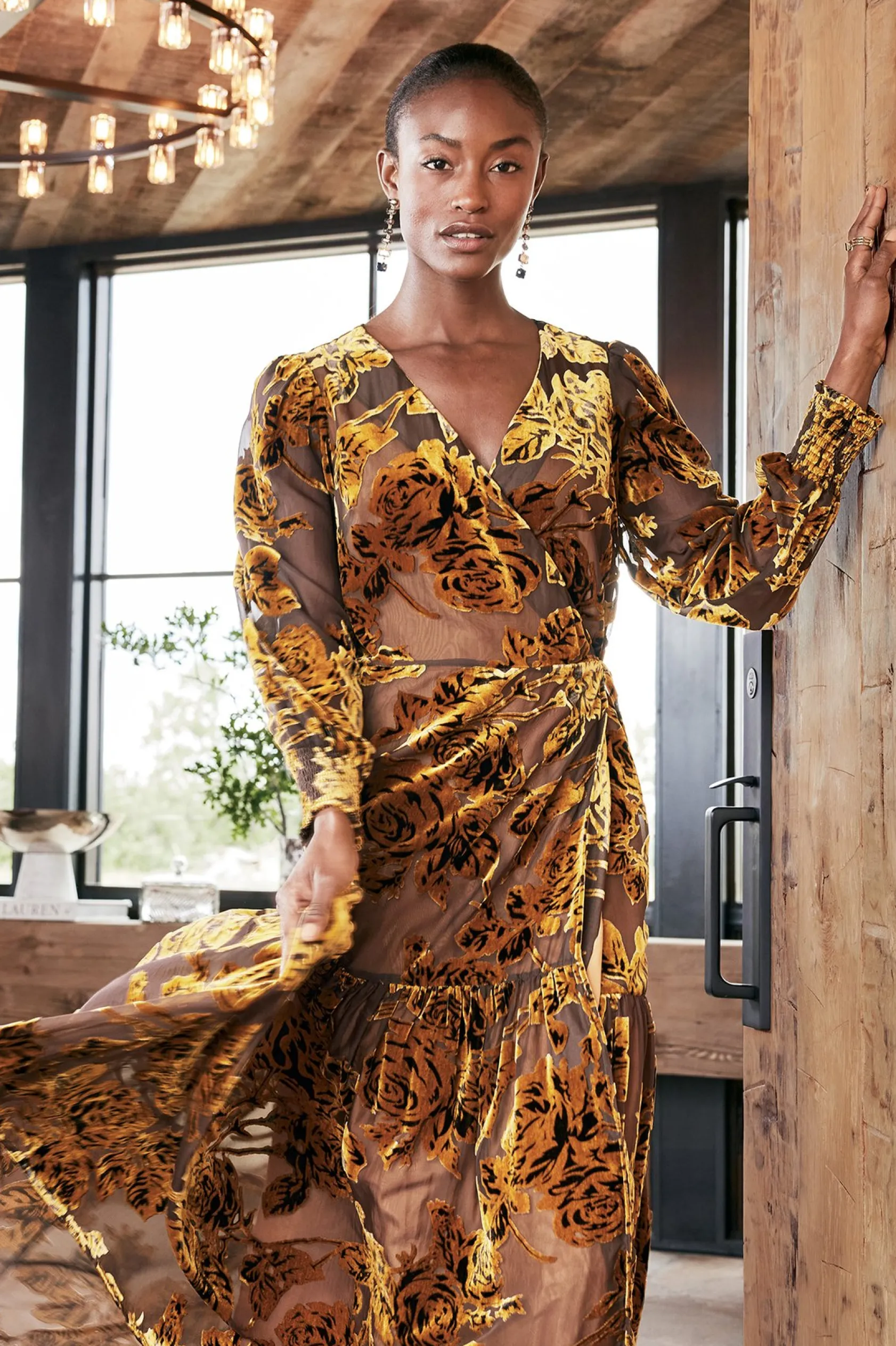 Soft Surroundings Jamila Velvet Dress