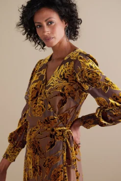 Soft Surroundings Jamila Velvet Dress