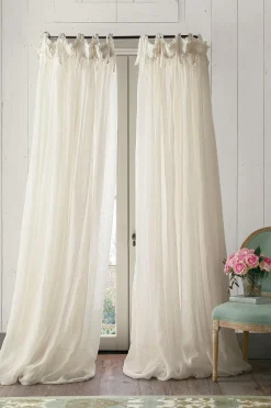 Soft Surroundings Linen Balloon Drapery Panel