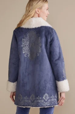 Soft Surroundings Lucerne Shearling Coat