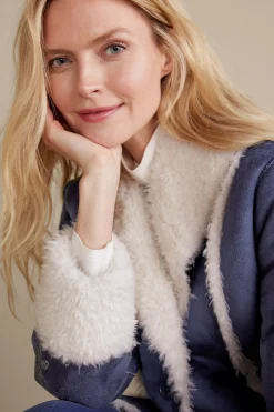 Soft Surroundings Lucerne Shearling Coat