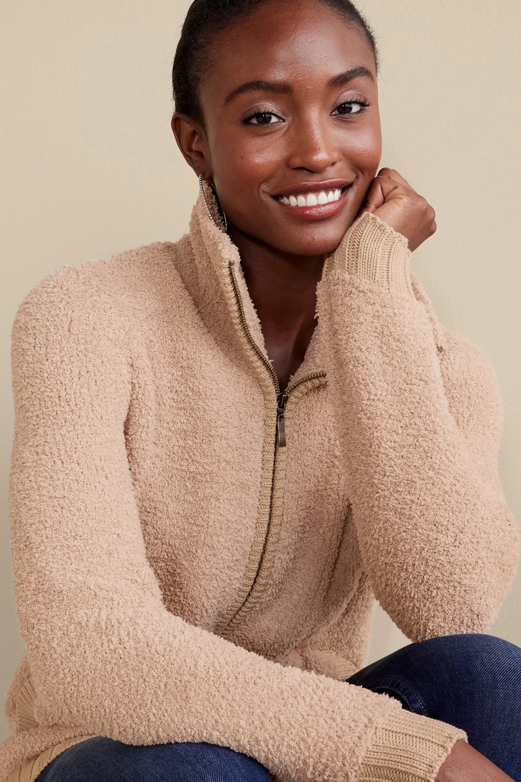 Soft Surroundings Lyla Teddy Cardigan