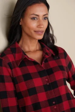 Soft Surroundings Mad About Plaid Sleep Dress