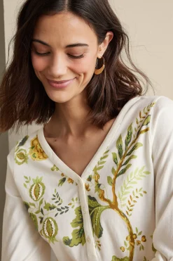 Soft Surroundings Maja Printed Pullover