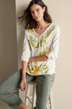 Soft Surroundings Maja Printed Pullover