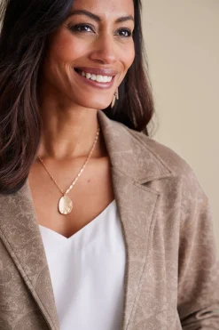 Soft Surroundings Malika Faux Suede Jacket