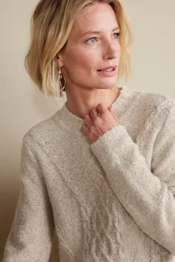 Soft Surroundings Marianna Cable Sweater