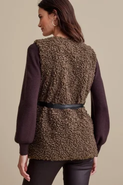 Soft Surroundings Maribo Shearling Vest