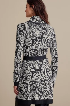 Soft Surroundings Marika Jacquard Cardigan