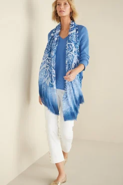 Soft Surroundings Marin Back Button Sweater