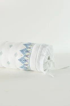 Soft Surroundings Melanie Embroidered Bolster