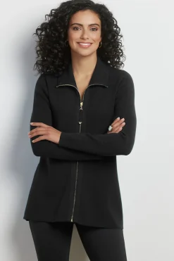 Soft Surroundings Meria Zip Sweater