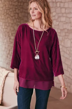 Soft Surroundings Millie Velvet Tunic