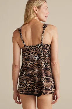 Soft Surroundings Miraclesuit® Razzle Dazzle Tankini Top