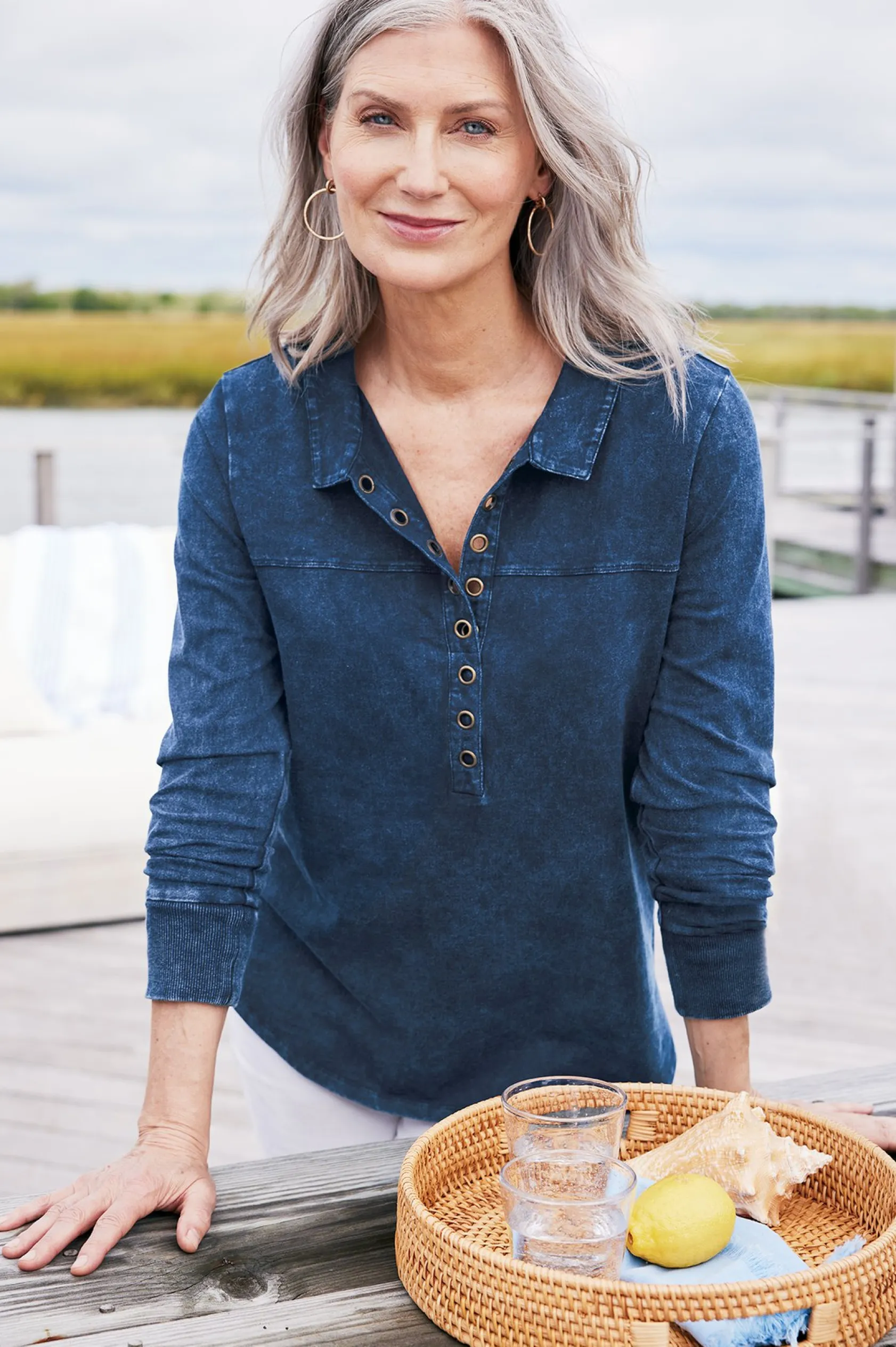 Soft Surroundings Neera Washed Tunic