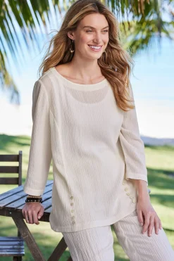 Soft Surroundings Oceo Gauze Tunic