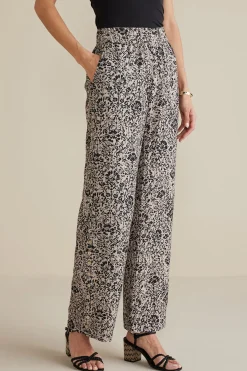 Soft Surroundings Oceo Gauze Wide-Leg Pants