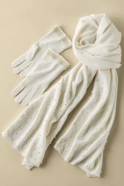 Soft Surroundings Perla Scarf & Glove Set