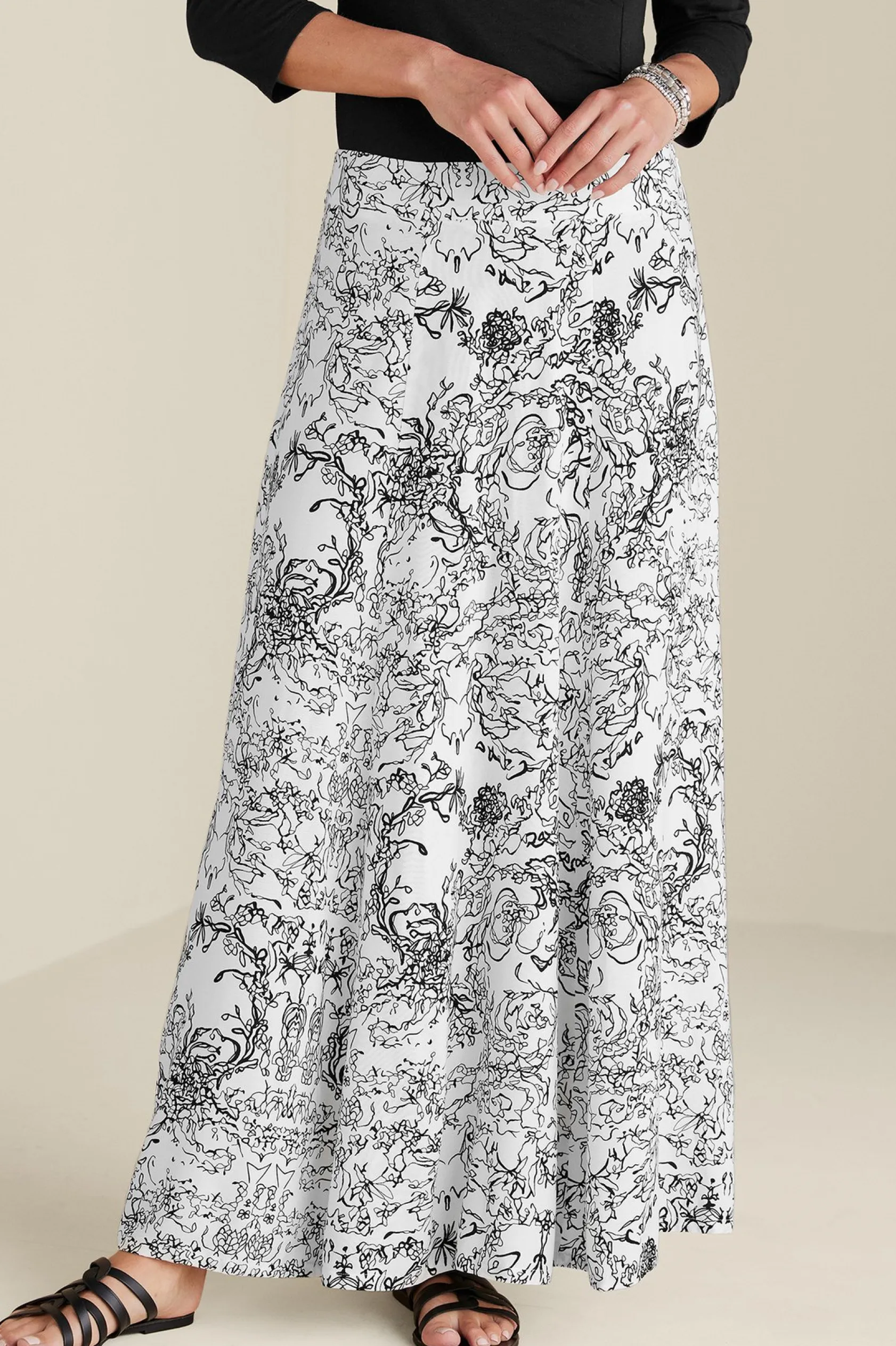 Soft Surroundings Petites Amaranth Skirt