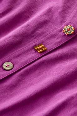 Soft Surroundings Petites Danielle Button Dress